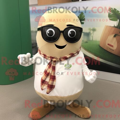 Personnage De Costume De Mascotte Redbrokoly De Dauphin Vert Citron Habillé D Une Robe Trapèze Et De Sacs Fourre-Tout