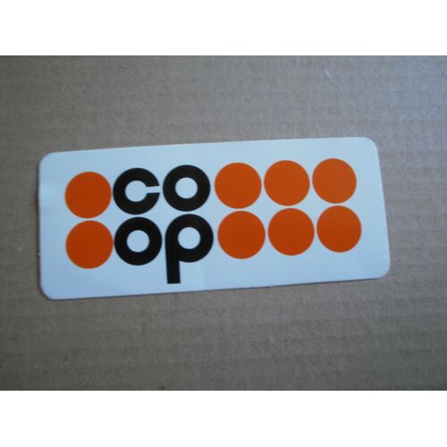 Autocollant Magasin Co Op