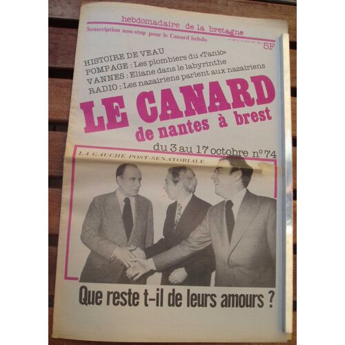 Le Canard De Nantes À Brest 74