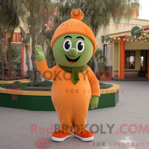 Costume De Mascotte Redbrokoly De Shepard S Pie Violet Habillé D Un Pantalon De Costume Et De Lunettes
