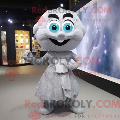 Costume Mascotte Redbrokoly D Écureuil Volant Bleu Ciel Habillé D Une Combinaison Et De Pochettes De Costume