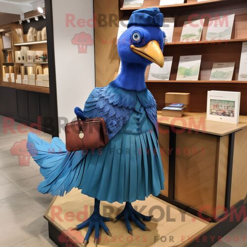 Costume Mascotte Redbrokoly D Espadon Orange Habillé D Une Combinaison Et De Bandeaux