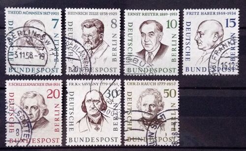 Allemagne - Berlin - Timbres Personnages 1957 Obl - N22393