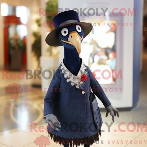 Costume De Mascotte Redbrokoly De Funambule De La Marine Personnage Habillé D Un Gilet Et De Montres Intelligentes