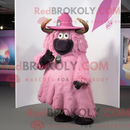 Costume Mascotte Redbrokoly De Mangue Crème Personnage Habillé Avec Un Body Et Des Lunettes