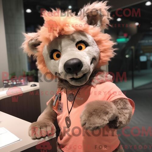 Personnage De Costume De Mascotte Redbrokoly Purple Plate Spinner Habillé Avec Un Jean Bootcut Et Des Écharpes