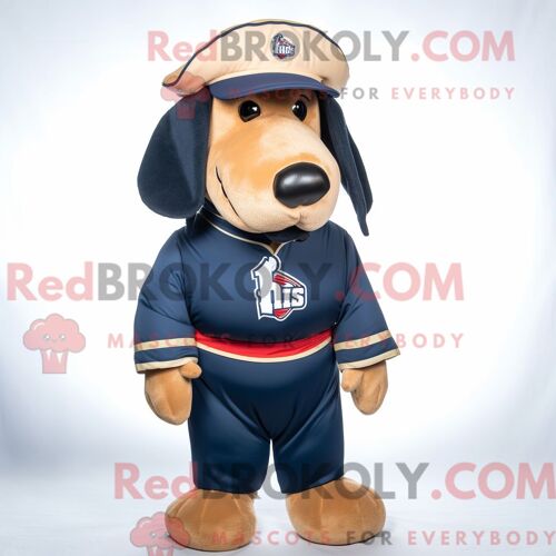 Costume Mascotte Redbrokoly D Âne Bleu Sarcelle Habillé Avec Un Coupe-Vent Et Des Pochettes