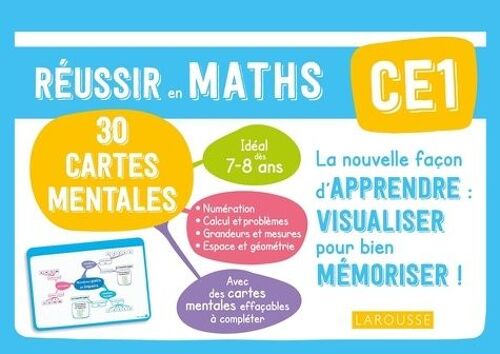Mathématiques Ce1 Mes Cartes Mentales - Réussir En Maths