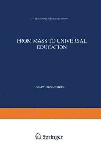 From Mass To Universal Education