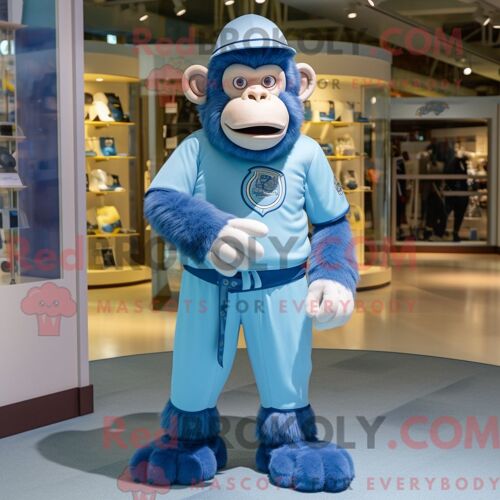 Costume Mascotte Redbrokoly De Gazelle Personnage Habillé Avec Un Blouson Aviateur Et Des Pinces À Chaussures