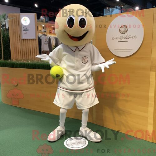 Costume Mascotte Redbrokoly D Ankylosaure Olive Habillé D Un Smoking Et De Casquettes