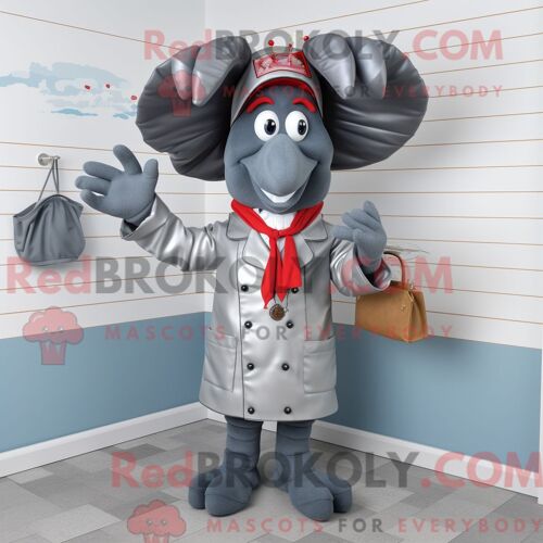 Personnage De Costume De Mascotte Redbrokoly D Oiseau Dodo Lavande Habillé Avec Une Chemise Boutonnée Et Des Mitaines