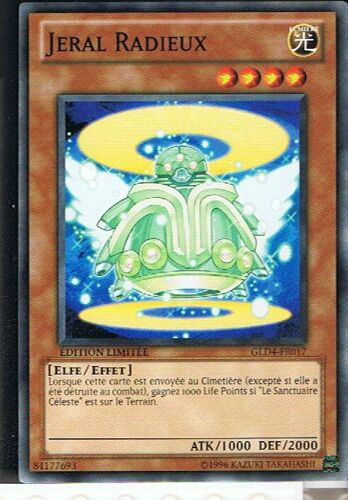 Jeral Radieux - Yu-Gi-Oh! - Gld4-Fr017 - C