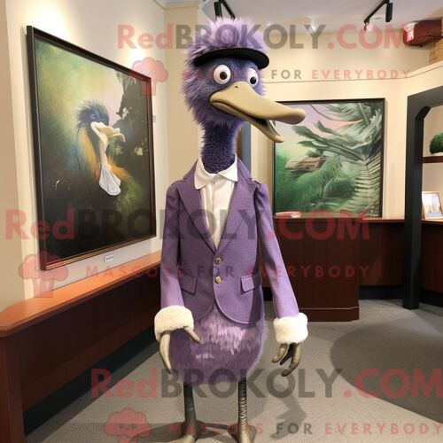 Personnage Mascotte Redbrokoly De Caméra Bleue Habillé Avec Un Sweat À Capuche Et Des Bagues
