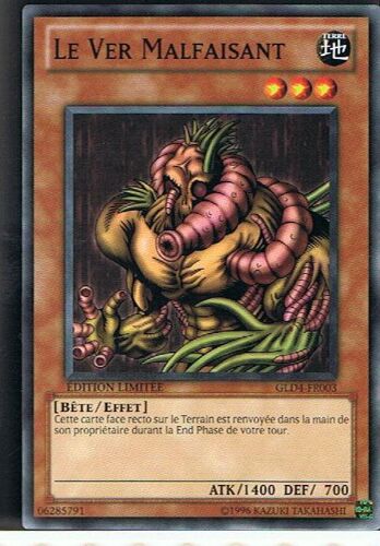 Le Ver Malfaisant - Yu-Gi-Oh! - Gld4-Fr003 - C