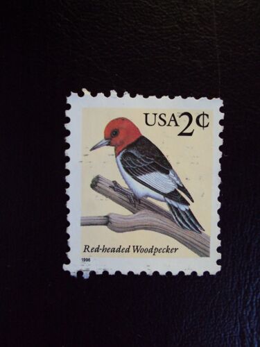 Etat-Unis...2cents.U.S.A.Série Oiseaux : Red-Headed.Woodpecker. Oblitéré