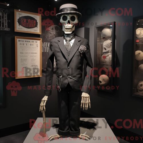 Personnage De Costume De Mascotte Redbrokoly De Cimetière Habillé D Un Costume Et D Épingles À Cravate