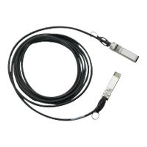 Cisco SFP+ Copper Twinax Cable - Câble à attache directe - SFP+ pour SFP+ - 1.5 m - twinaxial - noir - pour 250 Series; Catalyst 2960, 2960G, 2960S, ESS9300; Nexus 93180, 9336, 9372; UCS 6140...