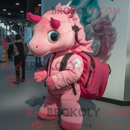 Costume Mascotte Redbrokoly D Âne Crème Personnage Habillé Avec Une Chemise Habillée Et Des Ceintures