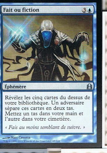 Fait Ou Fiction  ( Fact Or Fiction ) - Magic Mtg - Commander 88 - U