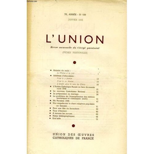 L'union, 1948-1962, 117 Numeros (Incomplet)