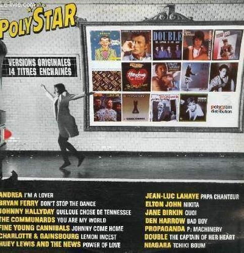 Disque Vinyle 33t I'm A Lover, Don't Stop The Dance, Quelque Chose De Tendresse, You Are My World, Johny Come Home, Lemon Incest, Power Of Love, Papa Chanteur, Nikita, Quoi, Bad Boy, The ...