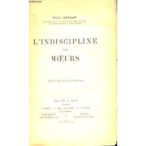 L'indiscipline Des Moeurs