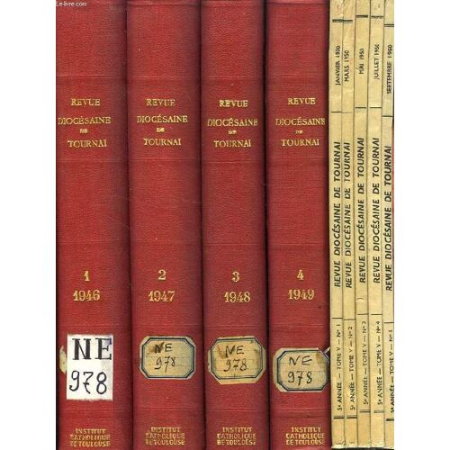 Revue Diocesaine De Tournai, 1946-1967, 11 Volumes Relies & 64 Fascicules