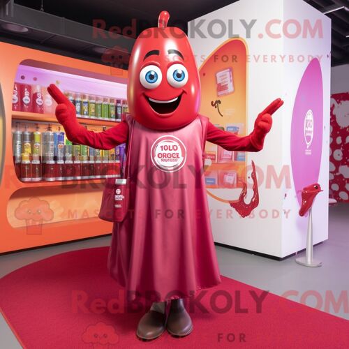 Costume De Mascotte Redbrokoly De Mouton Noir Du Suffolk Habillé Avec Un Sweat À Capuche Et Des Lunettes