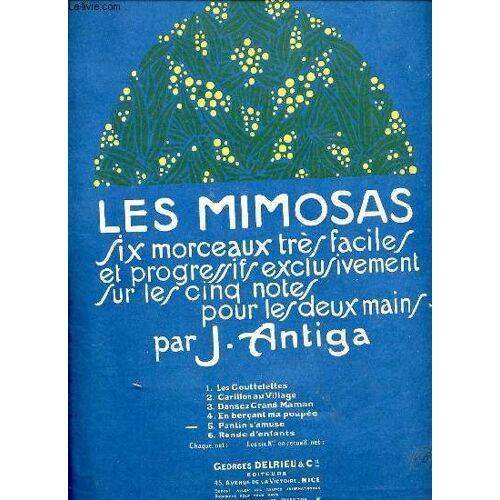 Les Mimosas. En Bercant Ma Poupee.