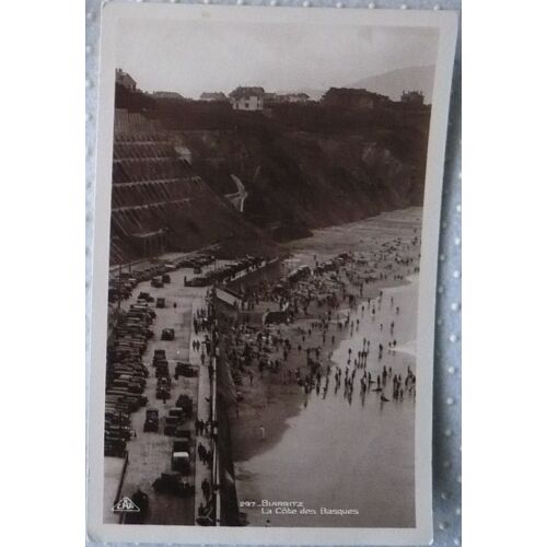 Carte Postale Ancienne - 297 - Biarritz - La Côte Des Basques