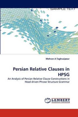 Persian Relative Clauses In Hpsg