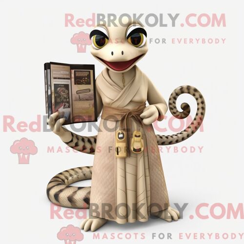 Costume Mascotte Redbrokoly De Dragon Bleu Ciel Personnage Habillé Avec Un Chemisier Et Des Porte-Documents