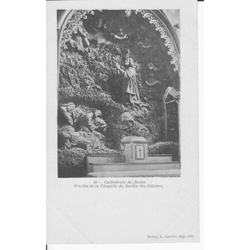 Rodez " Cathédrale , Retable De La Chapelle Du Jardin Des Oliviers " - Carte Précurseur - 1er Choix - Ref 061 322