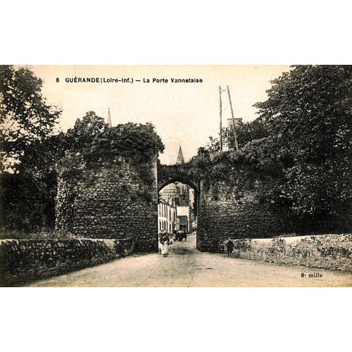 Carte Postale Ancienne, France, Loire Atlantique ( 44 ), Guérande, La Porte Vannetaise