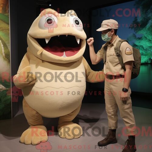 Personnage Mascotte Redbrokoly D Un Burgers Noir Habillé D Une Jupe Longue Et De Cravates