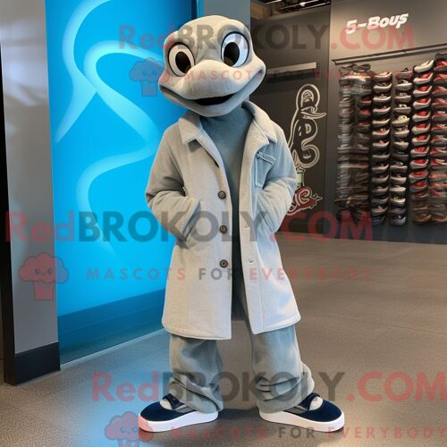 Personnage Mascotte Redbrokoly D Un Bélier Marron Habillé D Une Chemise En Flanelle Et De Lunettes De Soleil