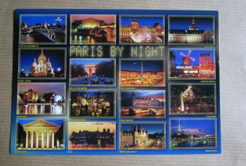 Carte Postale : Paris By Night