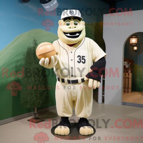 Personnage Mascotte Redbrokoly D Une Araignée Blanche Habillée D Un Polo Et D Un Wrap