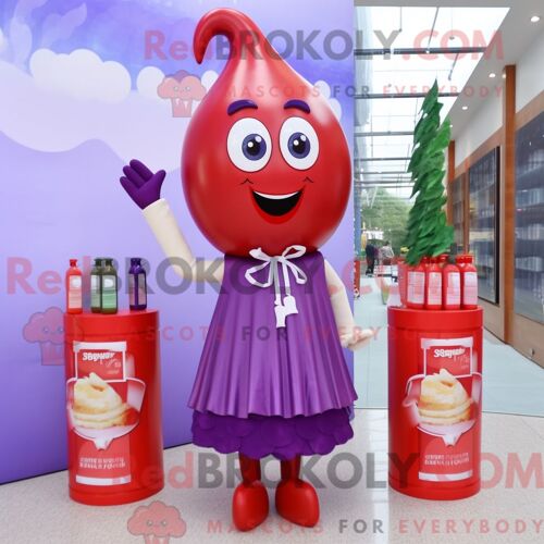 Personnage Mascotte Redbrokoly D Un Orang-Outan Bleu Sarcelle Habillé D Un Sweat À Capuche Et De Sacs À Main