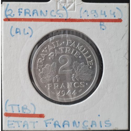 2 Francs Francisque 1944 B