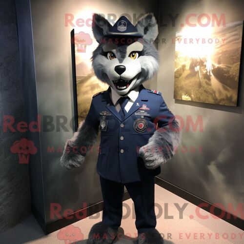 Costume De Mascotte Redbrokoly De Gorille Cyan Personnage Habillé Avec Une Chemise Habillée Et Des Casquettes