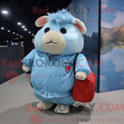 Personnage Mascotte Redbrokoly D Un Special Air Service Gris Habillé D Un Pull Et De Cravates