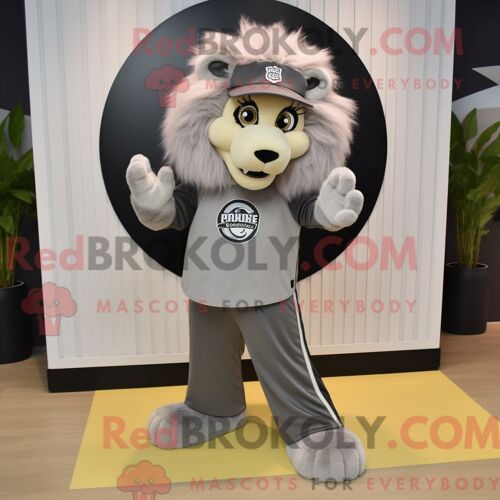 Personnage Mascotte Redbrokoly D Un Rose Marron Habillé D Une Parka Et De Coussinets De Pieds