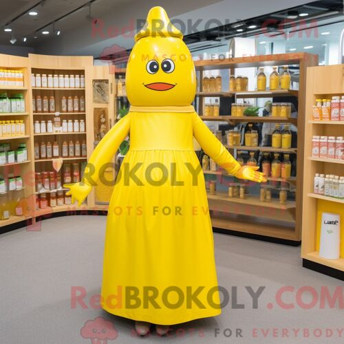 Personnage Mascotte Redbrokoly D Un Canard Bleu Ciel Habillé D Un Mom Jeans Et De Sacs À Main