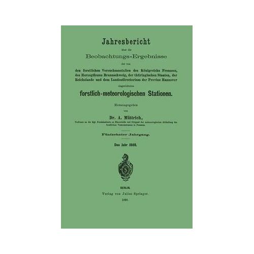 Jahresbericht Über Die Beobachtungs-Ergebnisse