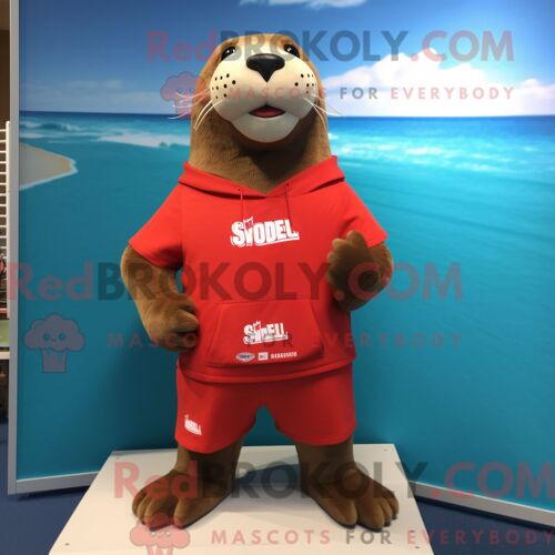 Personnage Mascotte Redbrokoly D Une Bouteille De Lait Turquoise Habillé D Un Col Roulé Et De Chapeaux