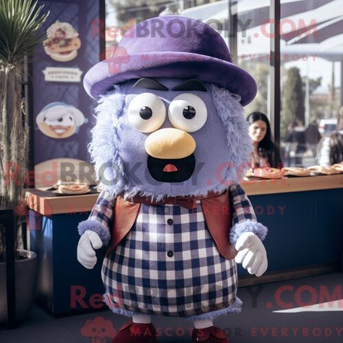 Personnage Mascotte Redbrokoly D Une Courgette Marron Habillée D Une Robe De Cocktail Et De Pochettes De Costume