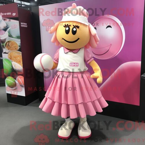 Personnage Mascotte Redbrokoly D Un Para Commando Noir Habillé D Une Chemise En Flanelle Et De Bracelets De Cheville