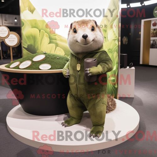 Personnage Mascotte Redbrokoly D Un Sushi Orange Habillé D Un Sweatshirt Et D Épingles À Cravate